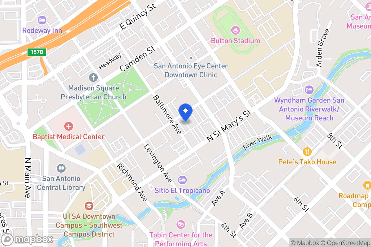Map of 706  Augusta St