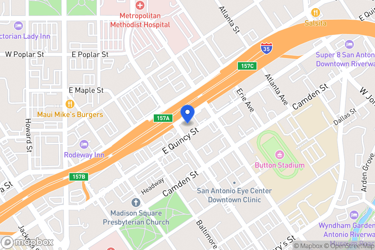 Map of E  Quincy