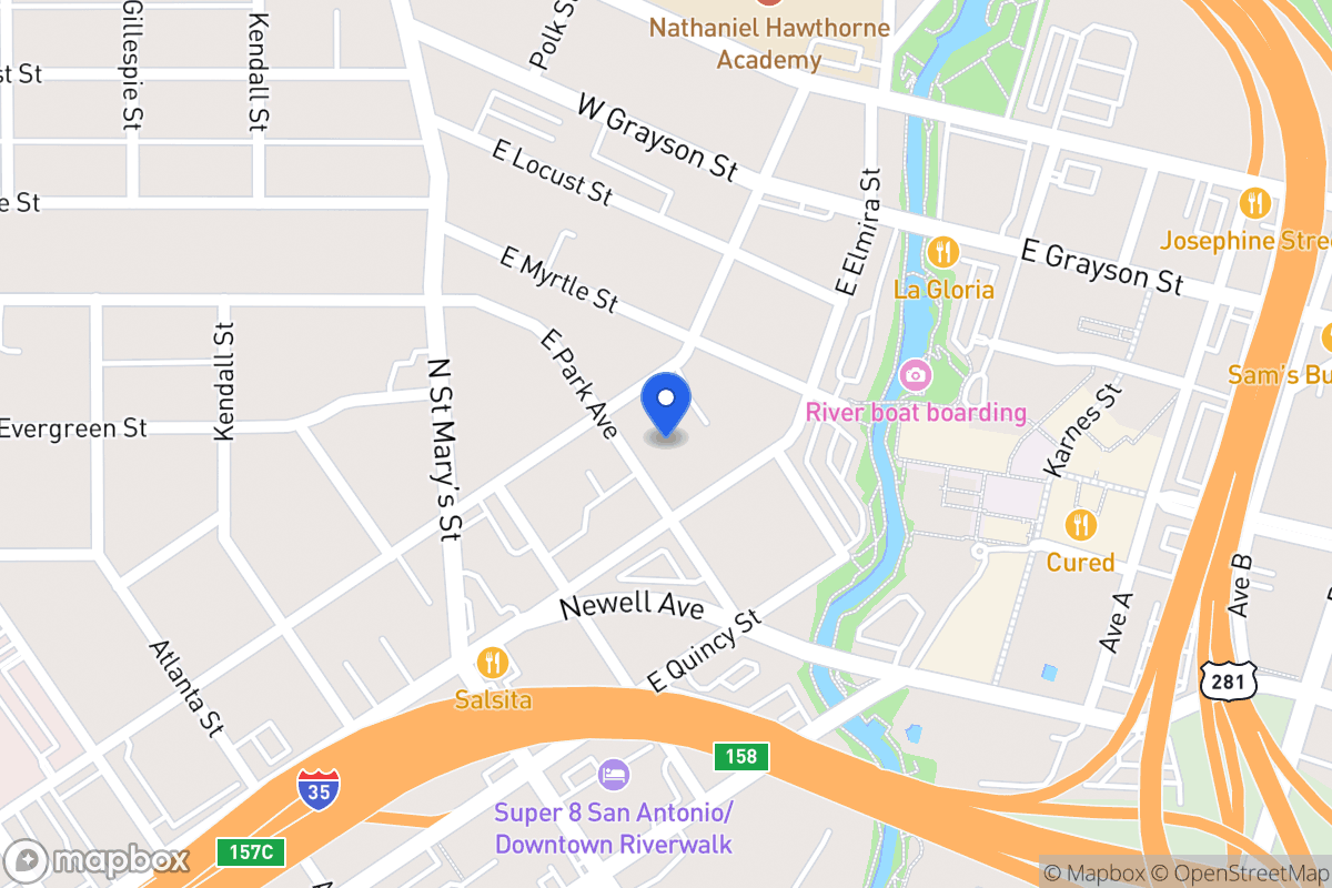 Map of 811 E Park Ave