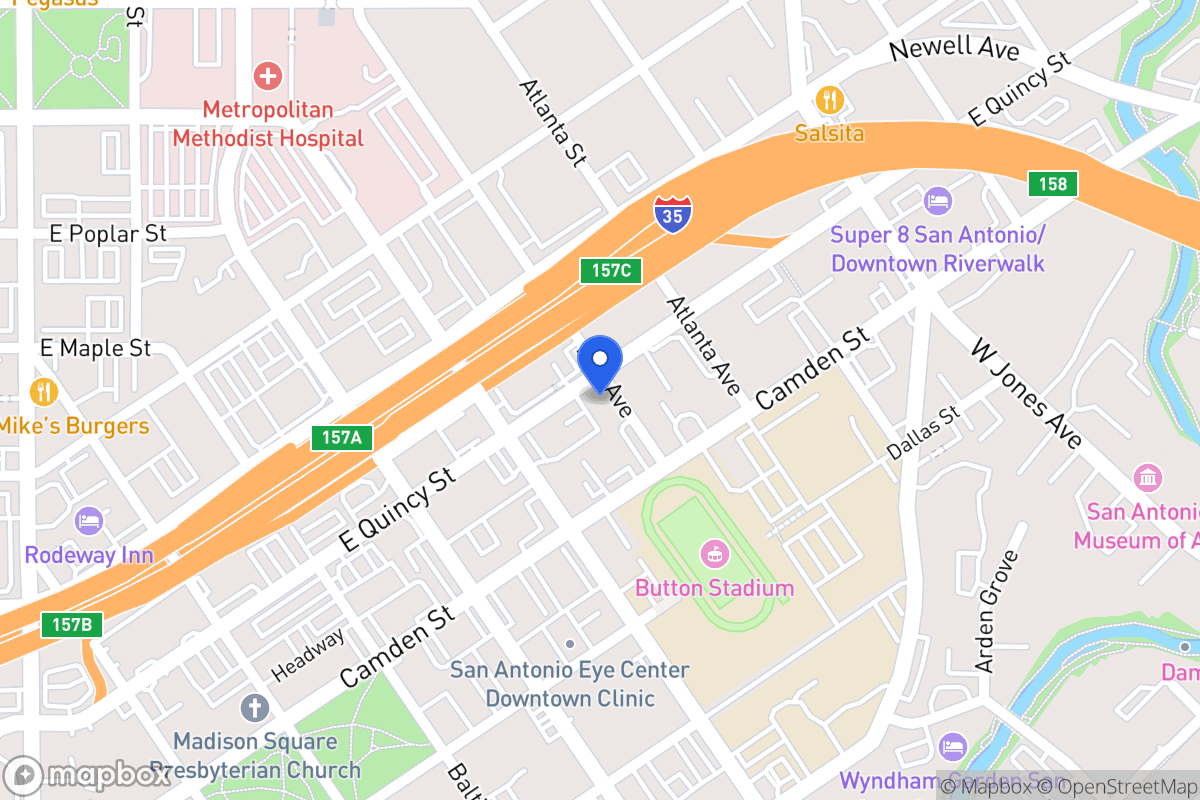 Map of 626 E Quincy St
