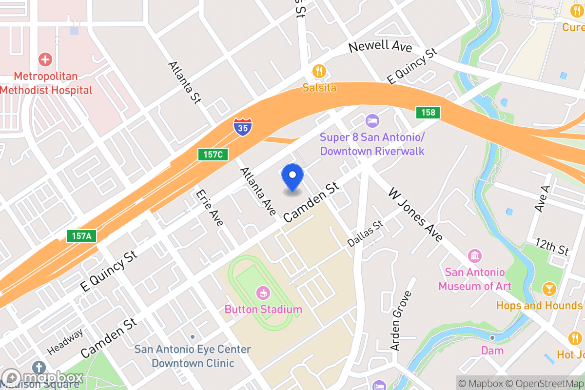 Map of 911  Camden St