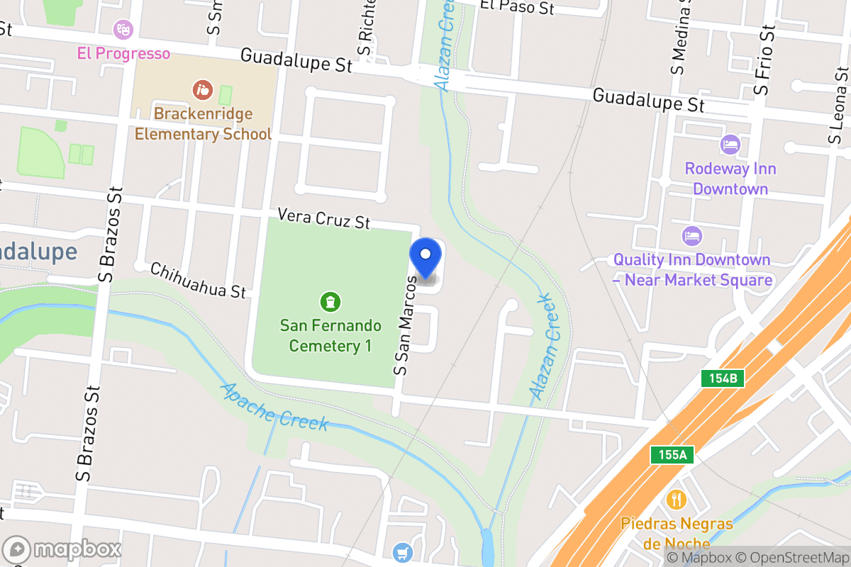Map of 1120 S San Marcos