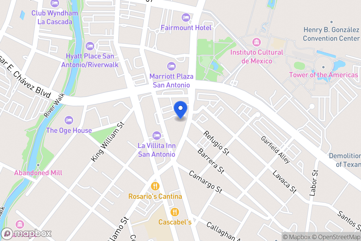 Map of 705 S Alamo St