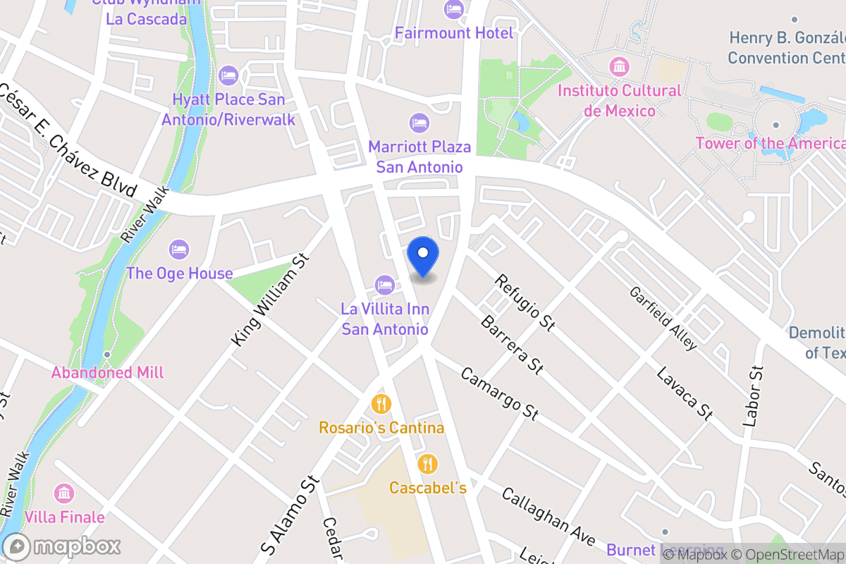 Map of 715 S Alamo St