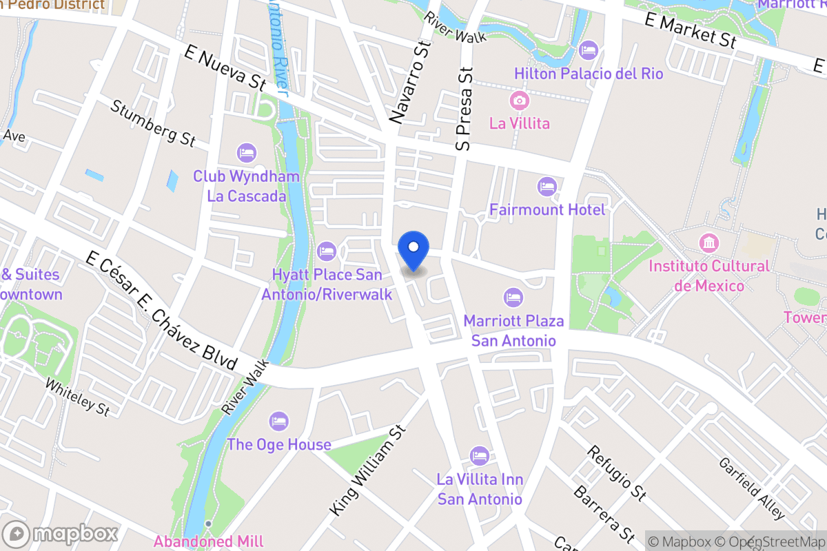 Map of 610 S Saint Marys St