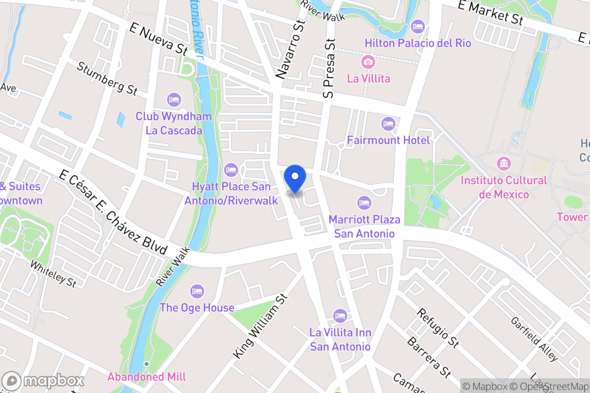 Map of 618 S Saint Marys St