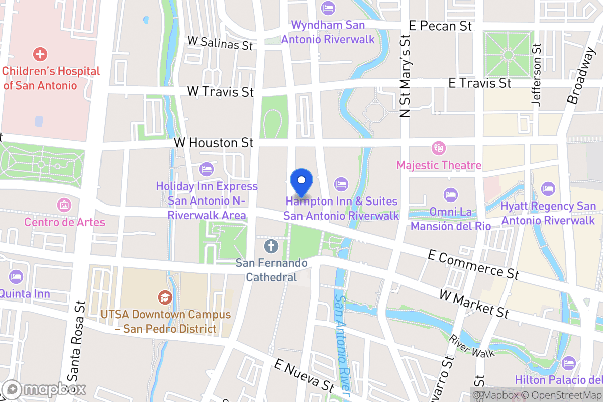 Map of 100  N Main