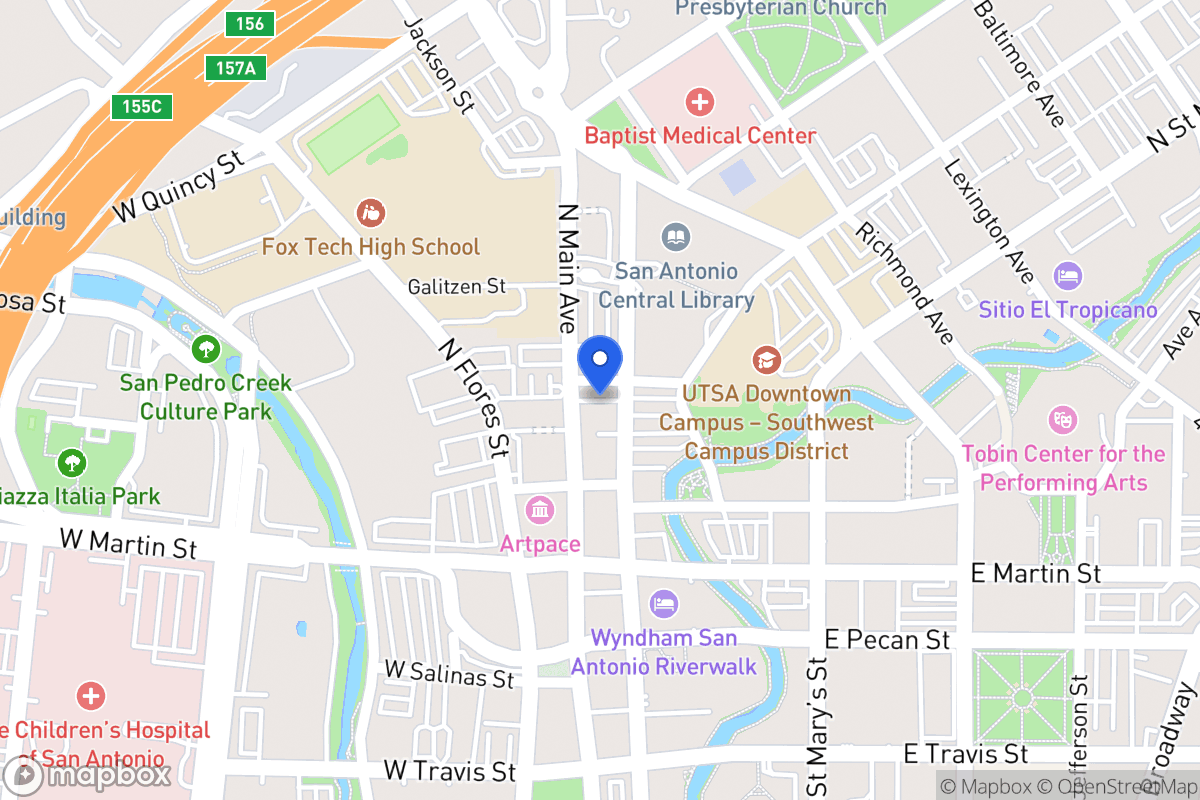 Map of 520 N Main Ave