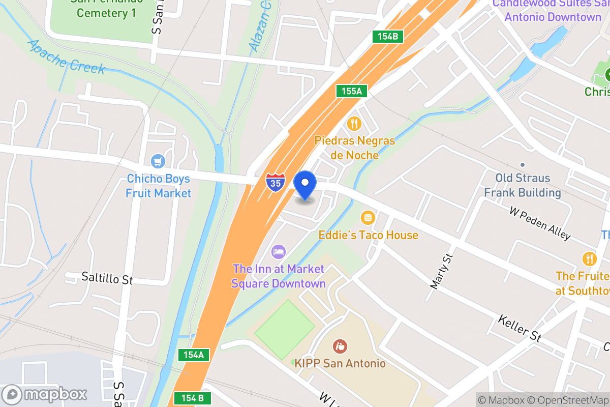 Map of 526 W Cevallos