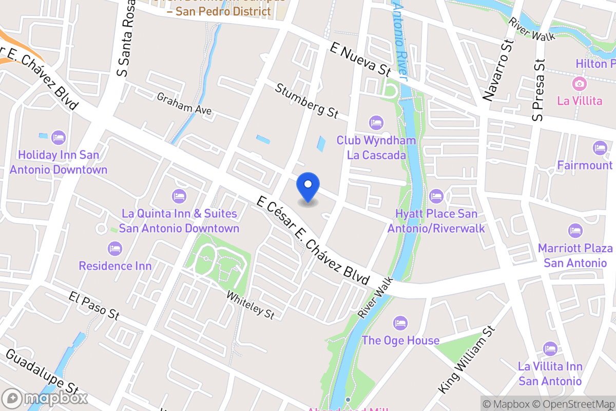 Map of 407  Dwyer Ave