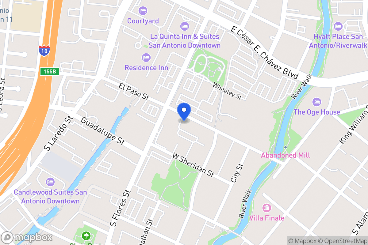Map of 116 E Arsenal
