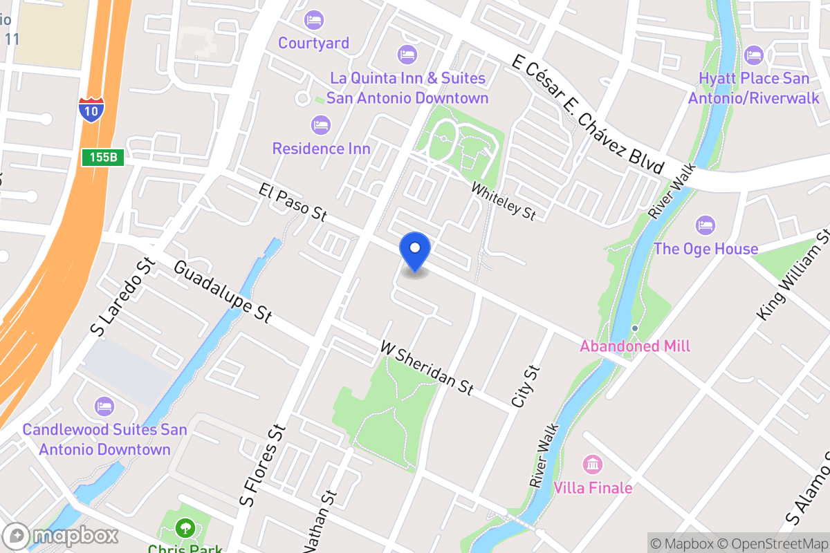Map of 120 E Arsenal