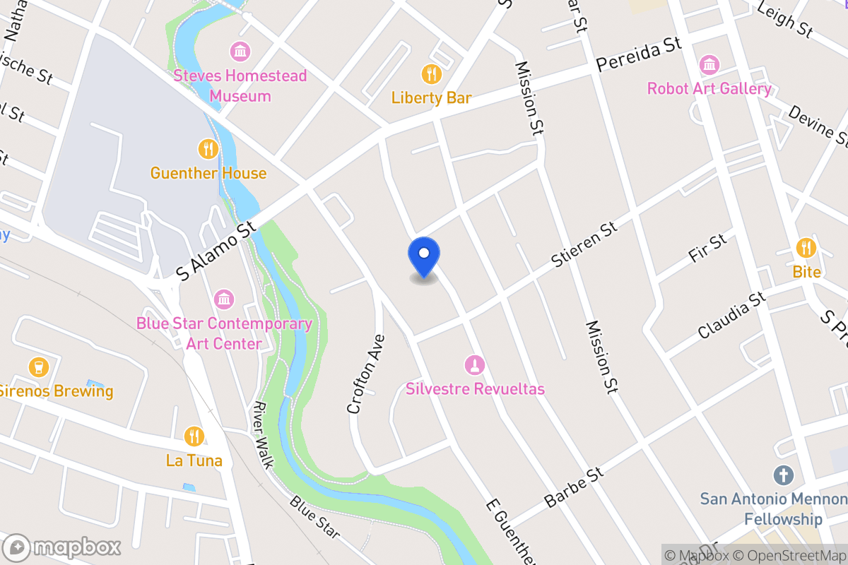 Map of 215  Wickes St