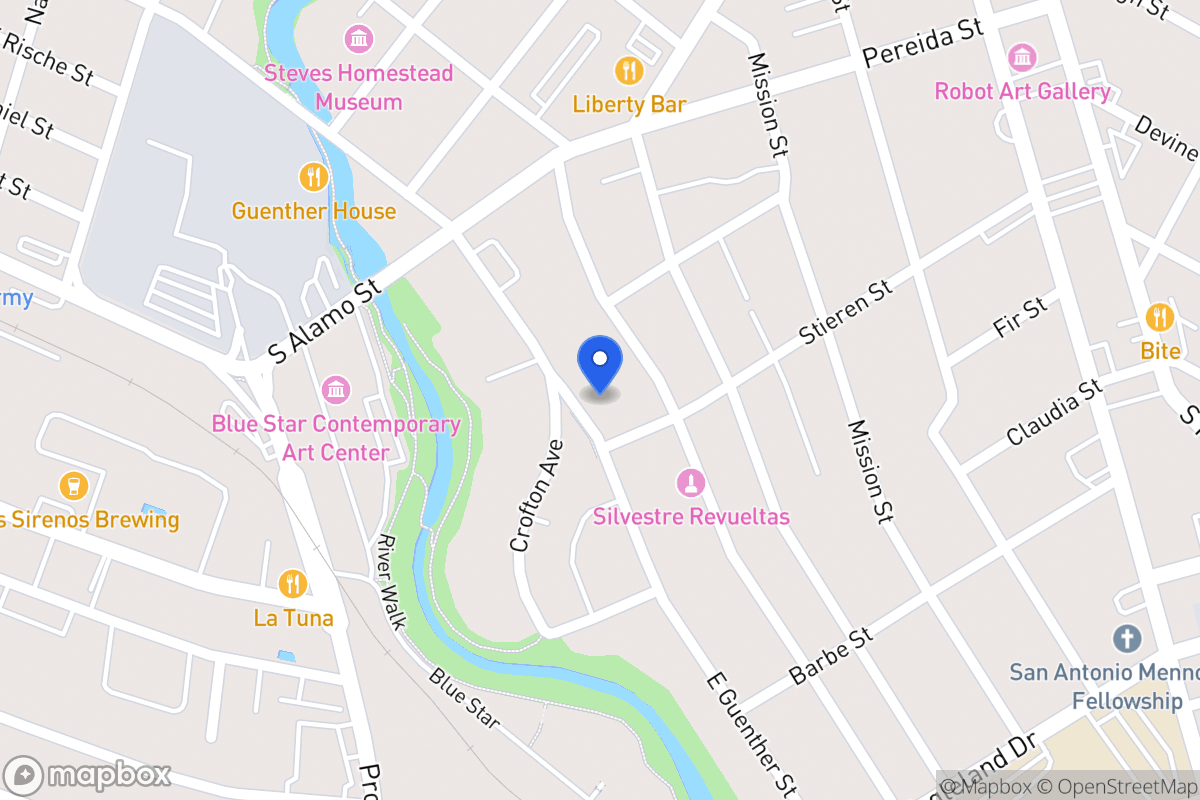 Map of 528 E Guenther St