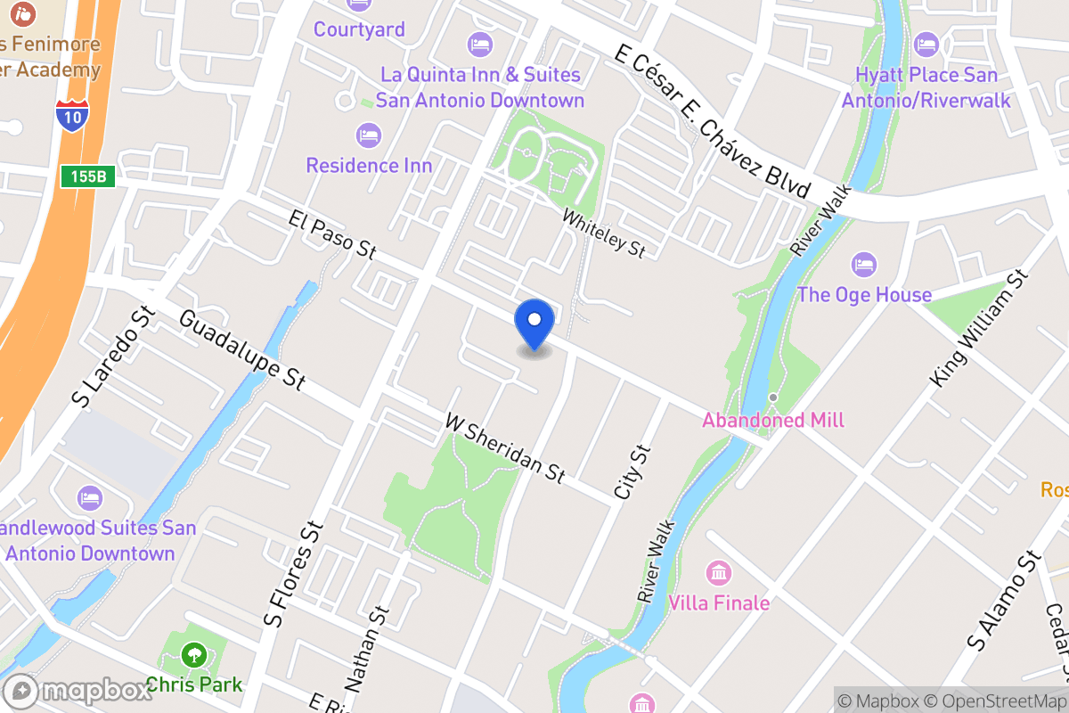 Map of 210 E Arsenal