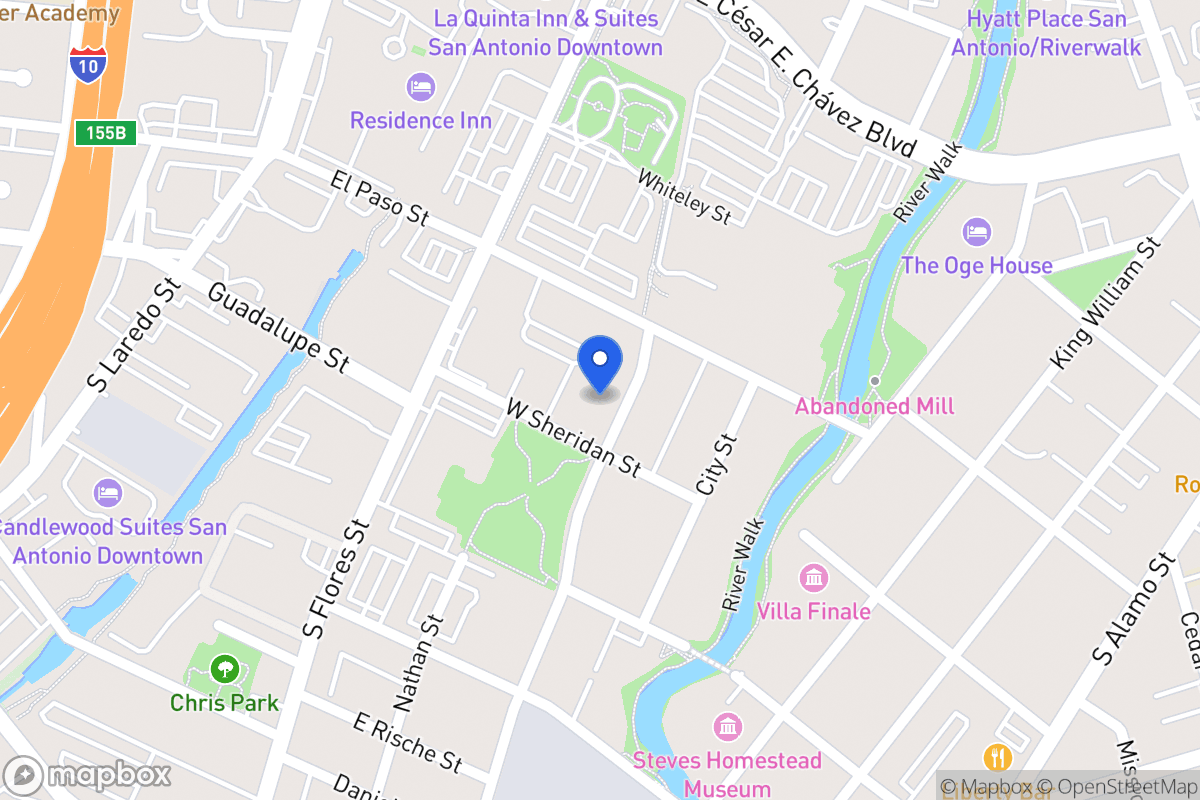 Map of 723 S Main Ave