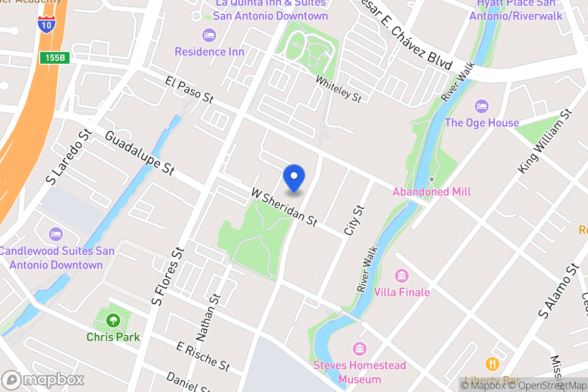 Map of 727 S Main Ave