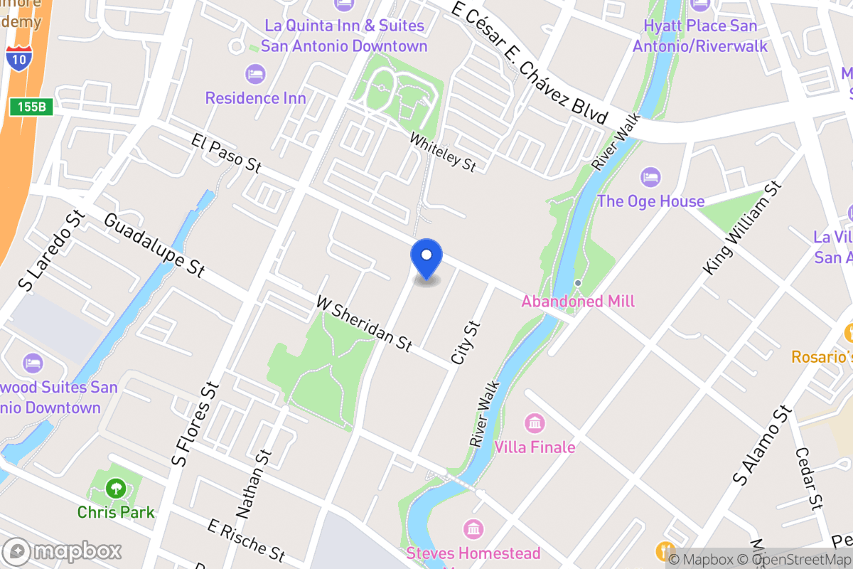 Map of 710 S Main Ave