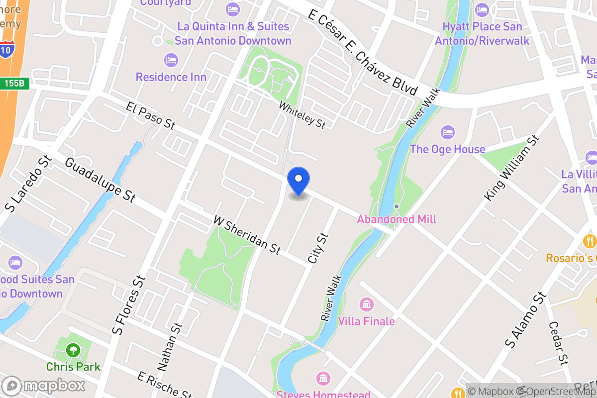 Map of 306 E Arsenal
