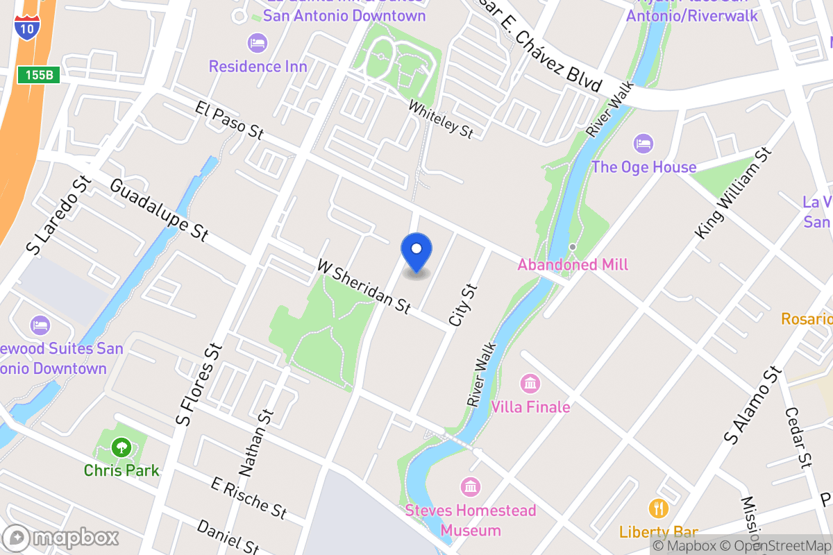 Map of 722 S Main Ave