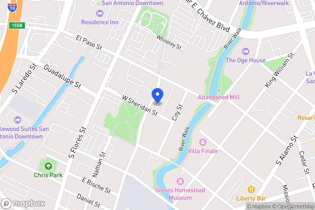 Map of 726 S Main Ave