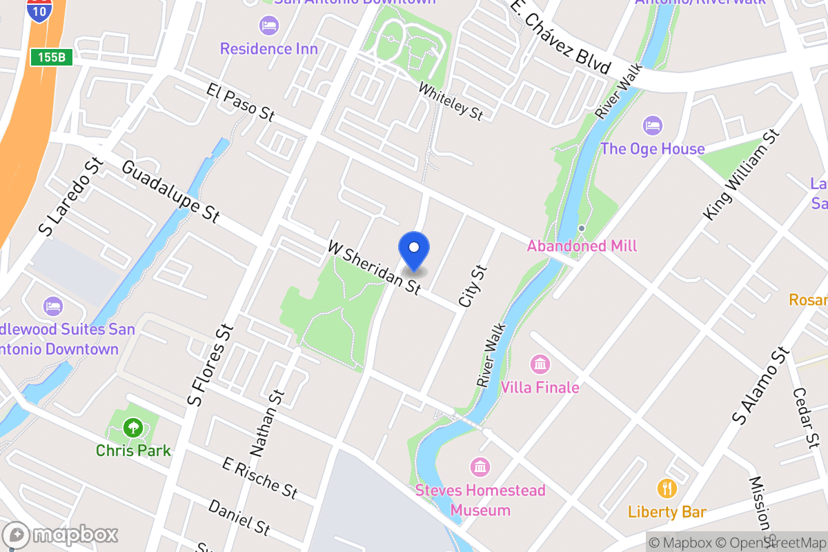 Map of 730 S Main Ave