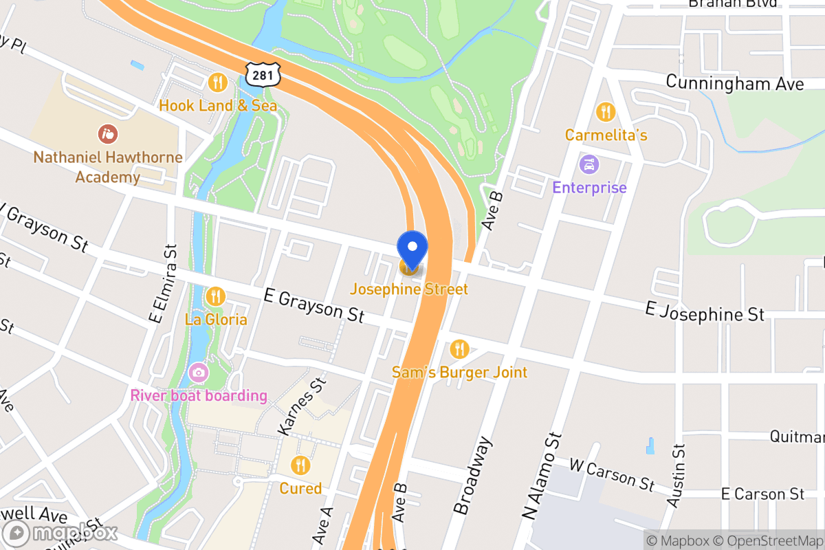 Map of 400 E Josephine St