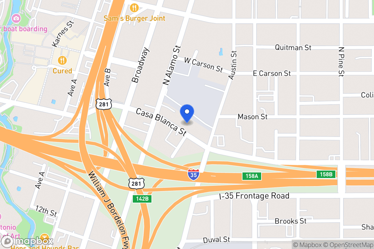 Map of 225  Casa Blanca St