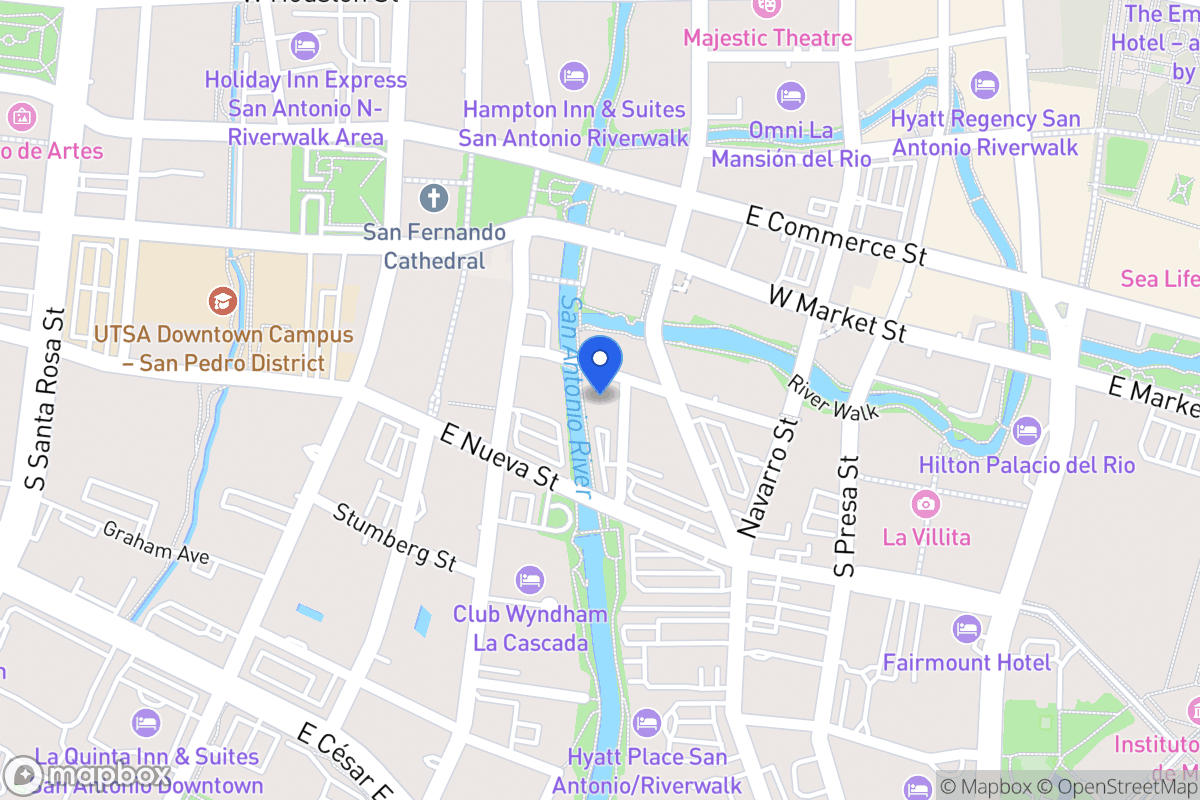 Map of 112-120  Villita St