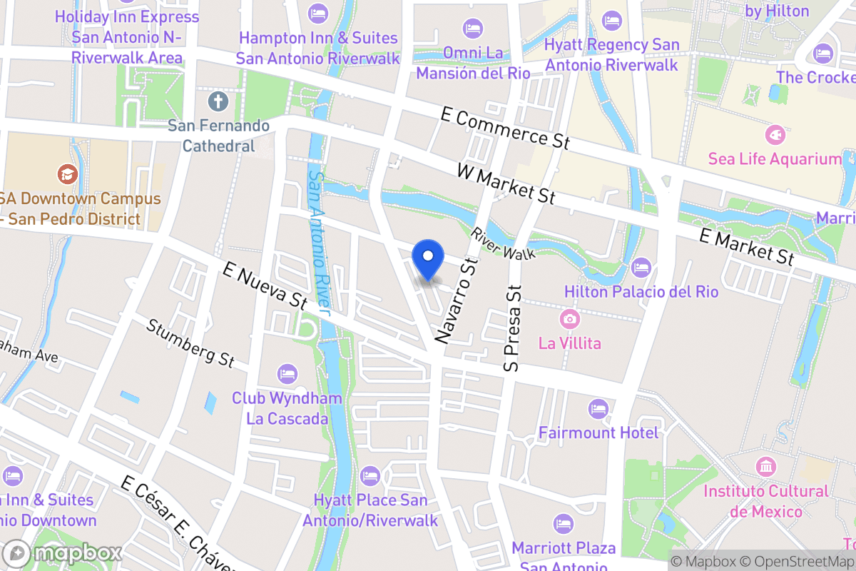 Map of 121  Navarro St
