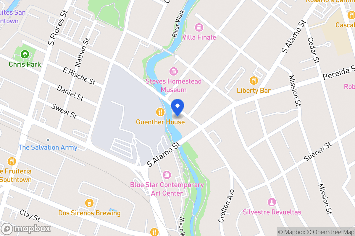 Map of 219 E Guenther