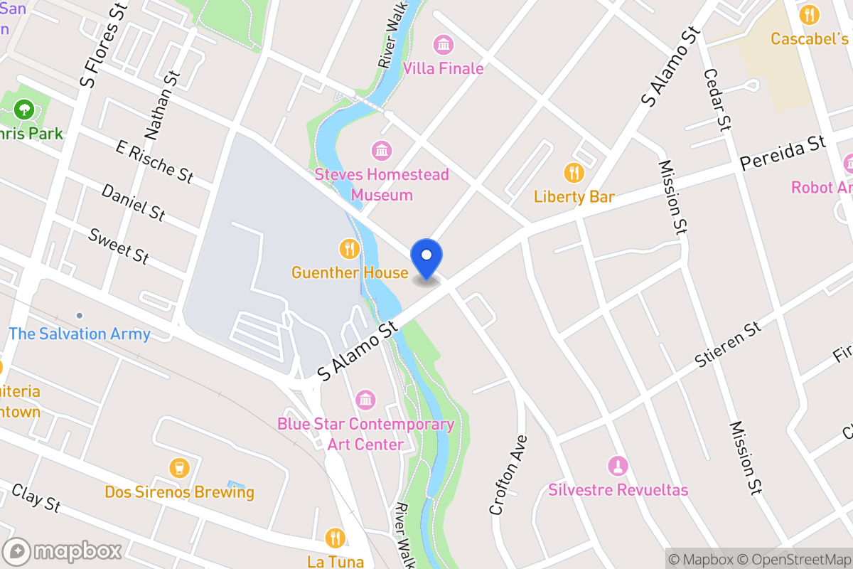 Map of E Guenther