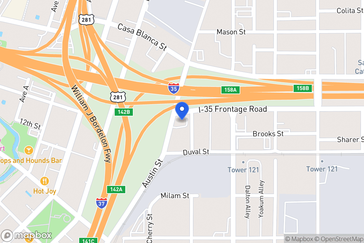Map of 830  Austin St