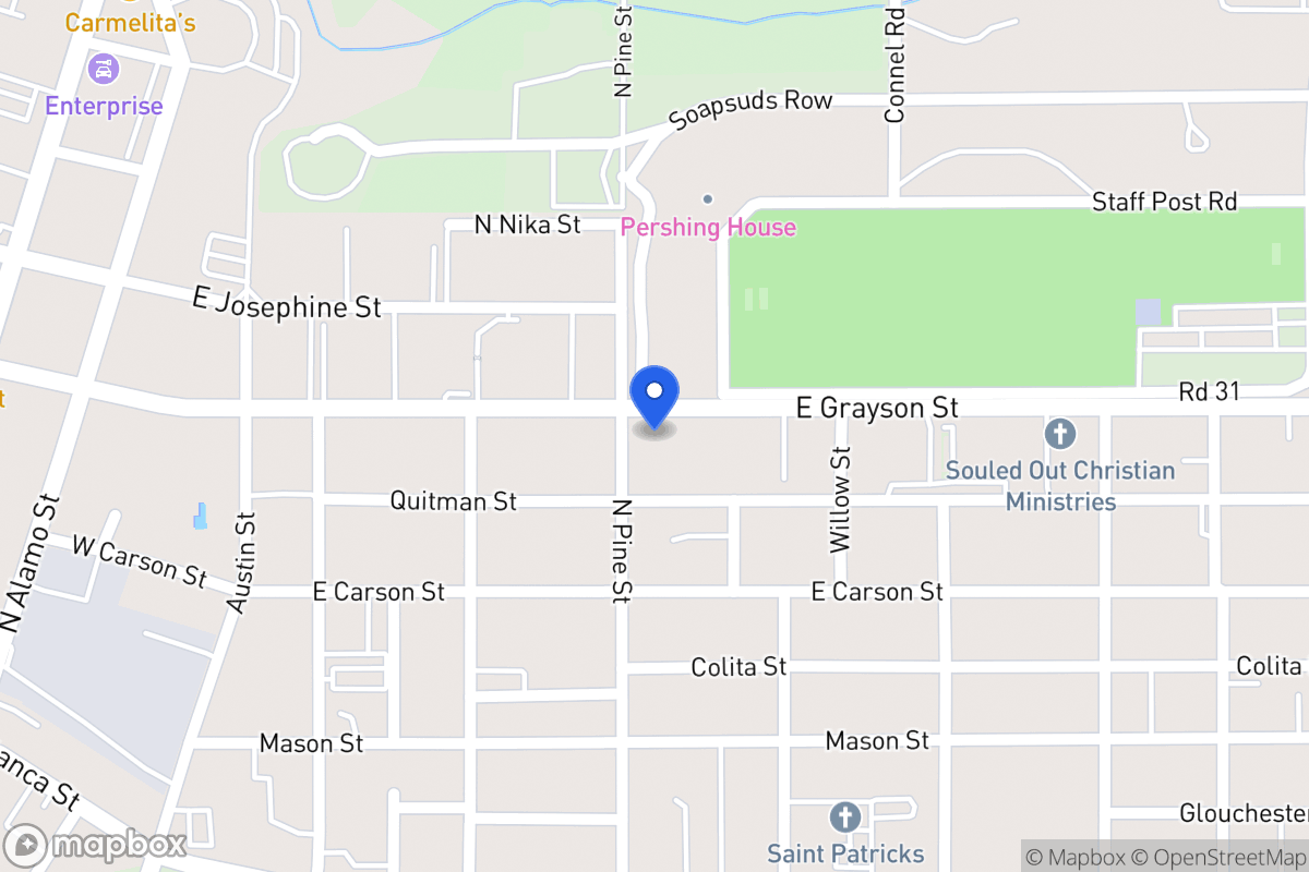 Map of 906 E Grayson St