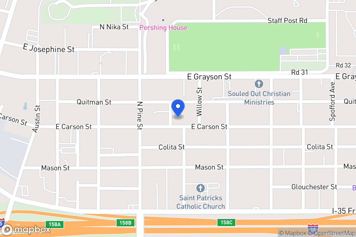 Map of 433 E Carson St