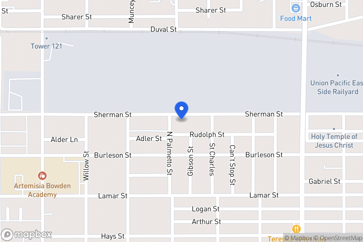 Map of 906  Sherman