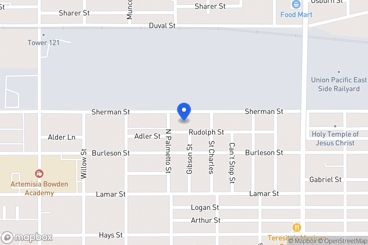 Map of 910  Sherman