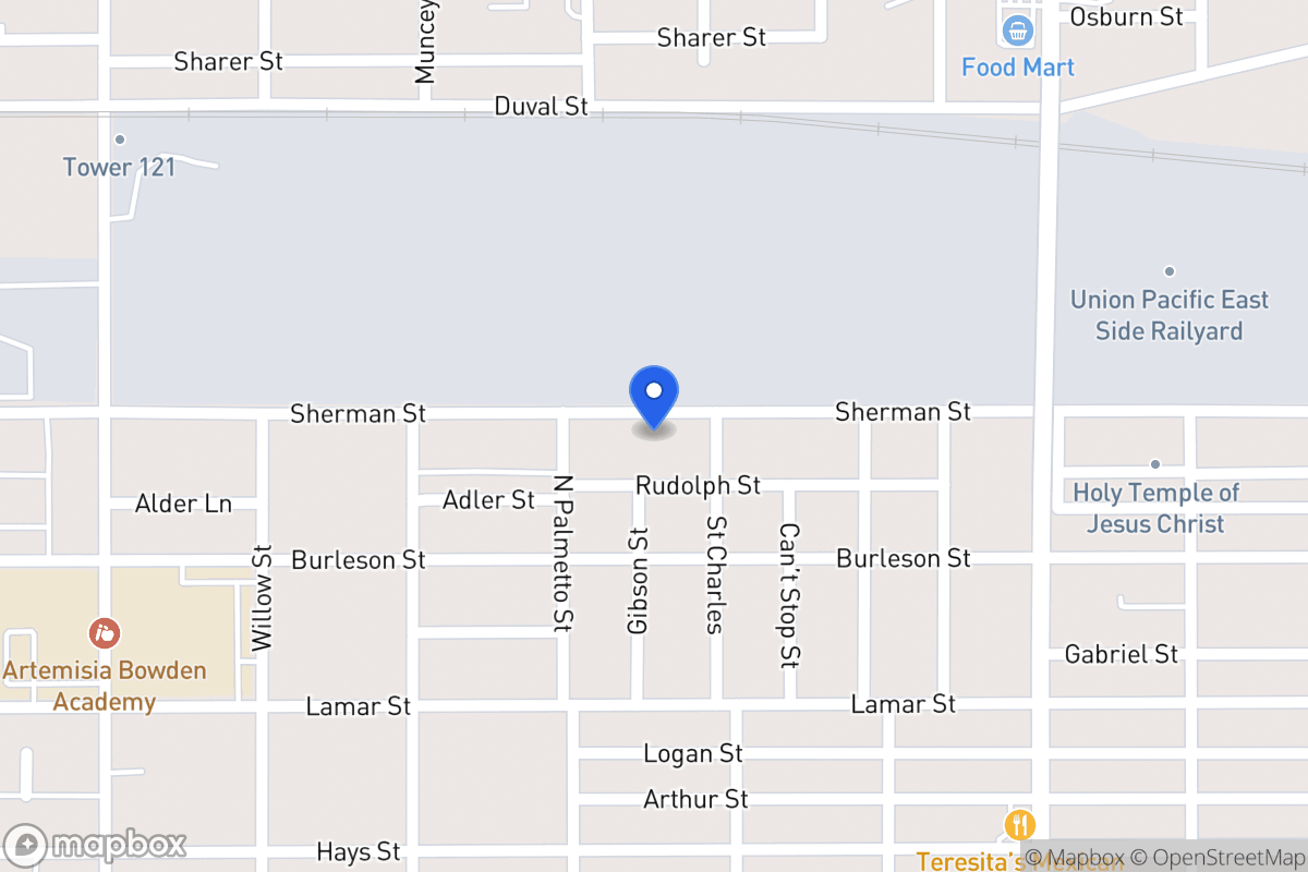 Map of 920  Sherman