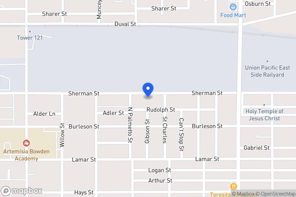 Map of 918  Sherman