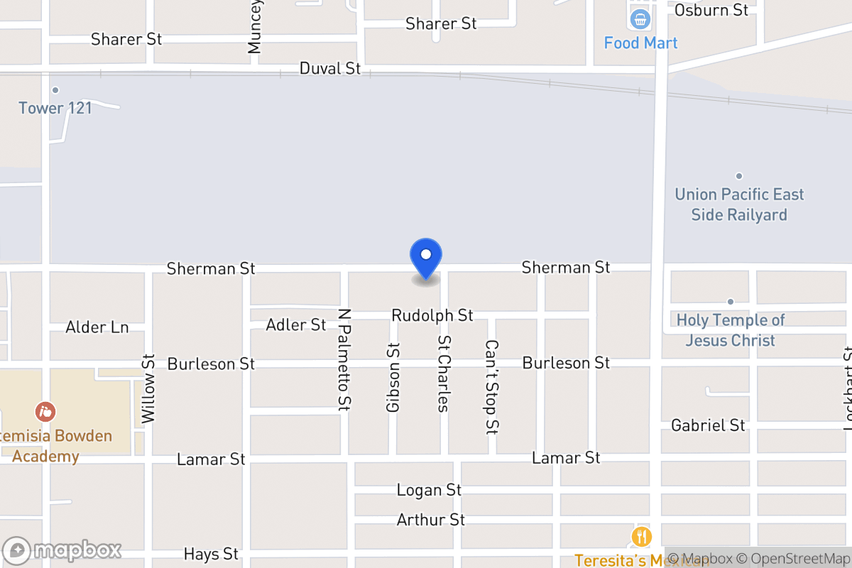 Map of 930  Sherman