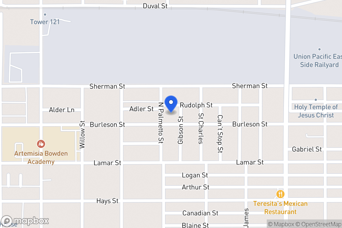 Map of 1005  Burleson