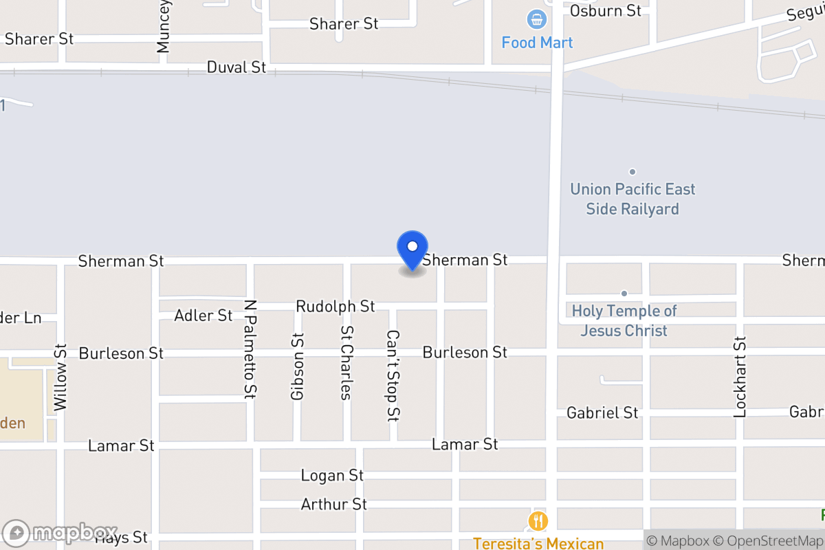 Map of 1032  Sherman