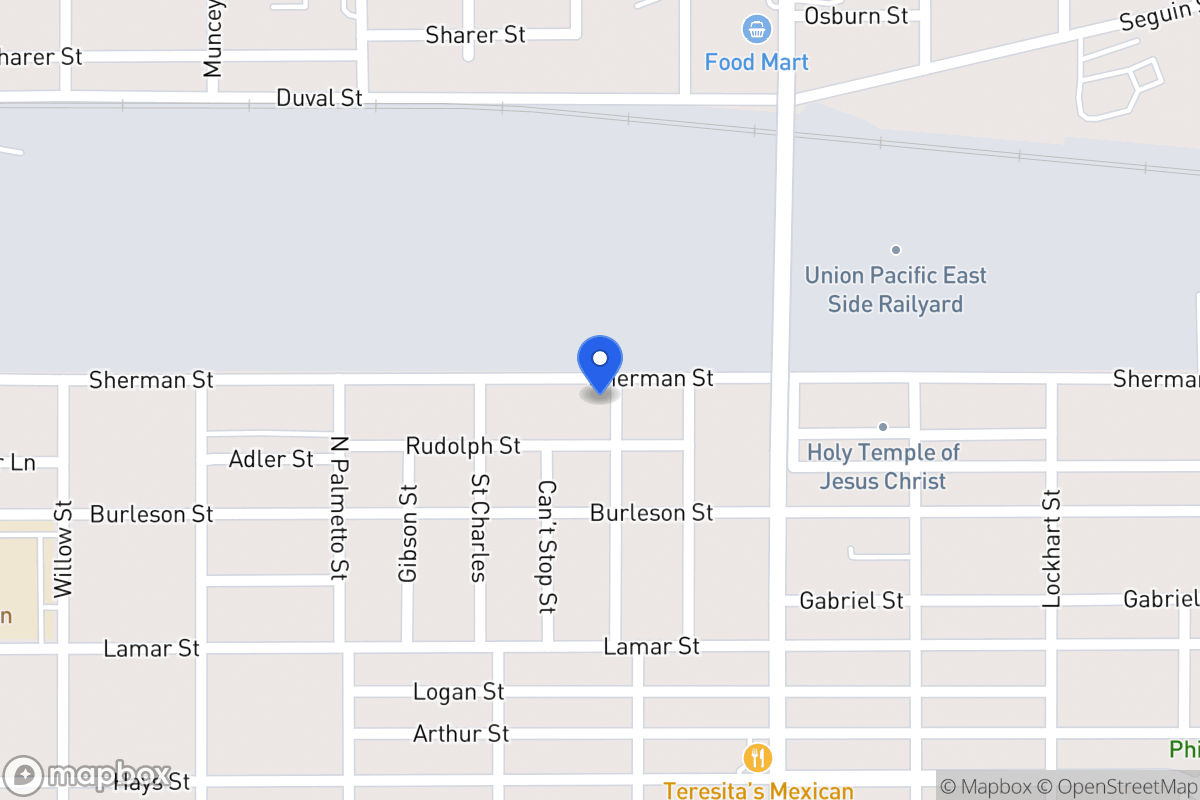 Map of 1038  Sherman