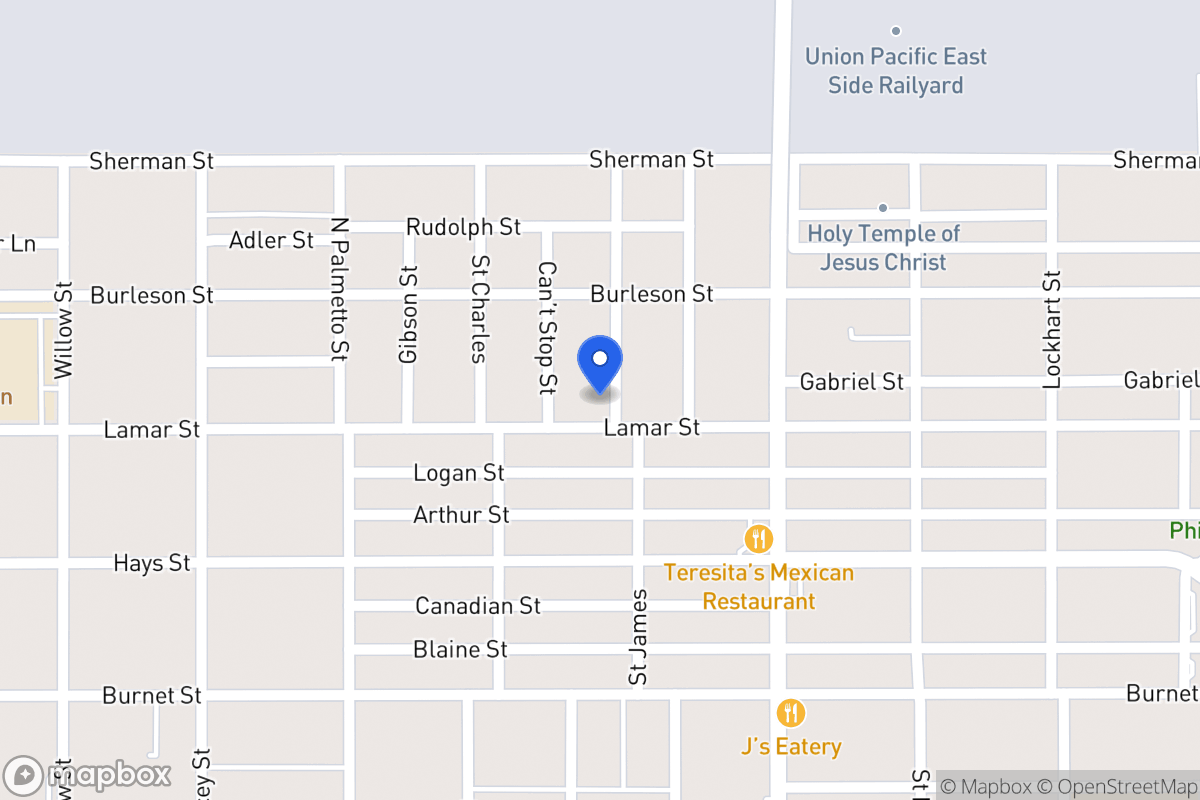 Map of 1123  Lamar