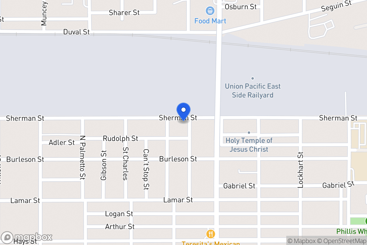 Map of 1131  Rogers Ave