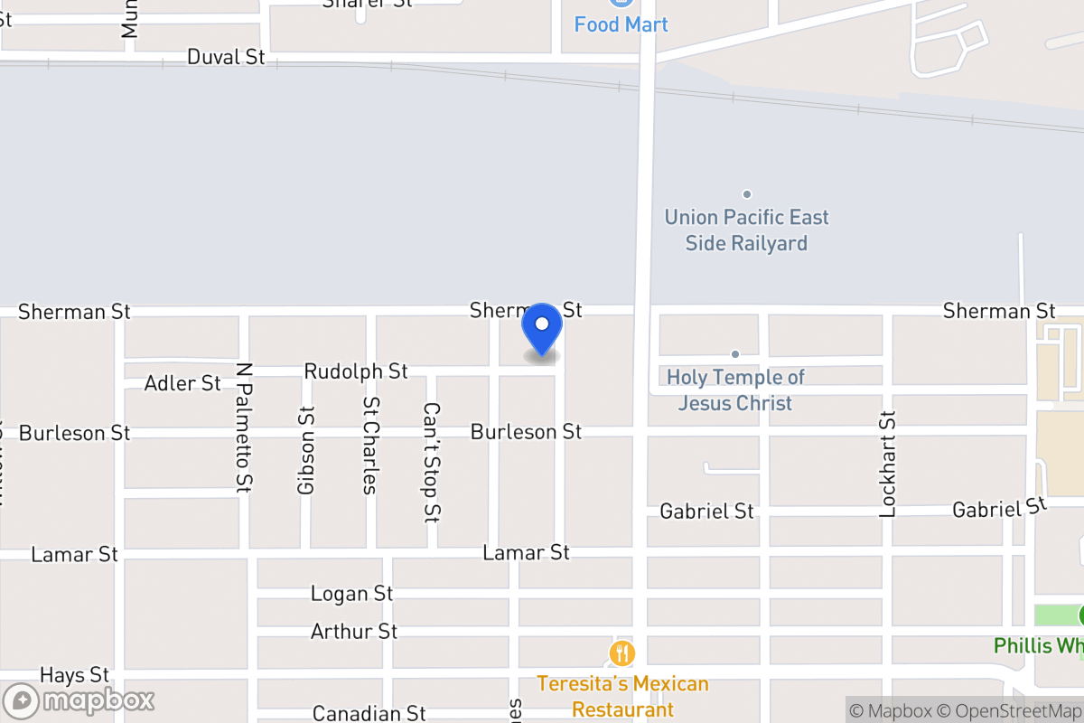 Map of 1123  Rogers Ave