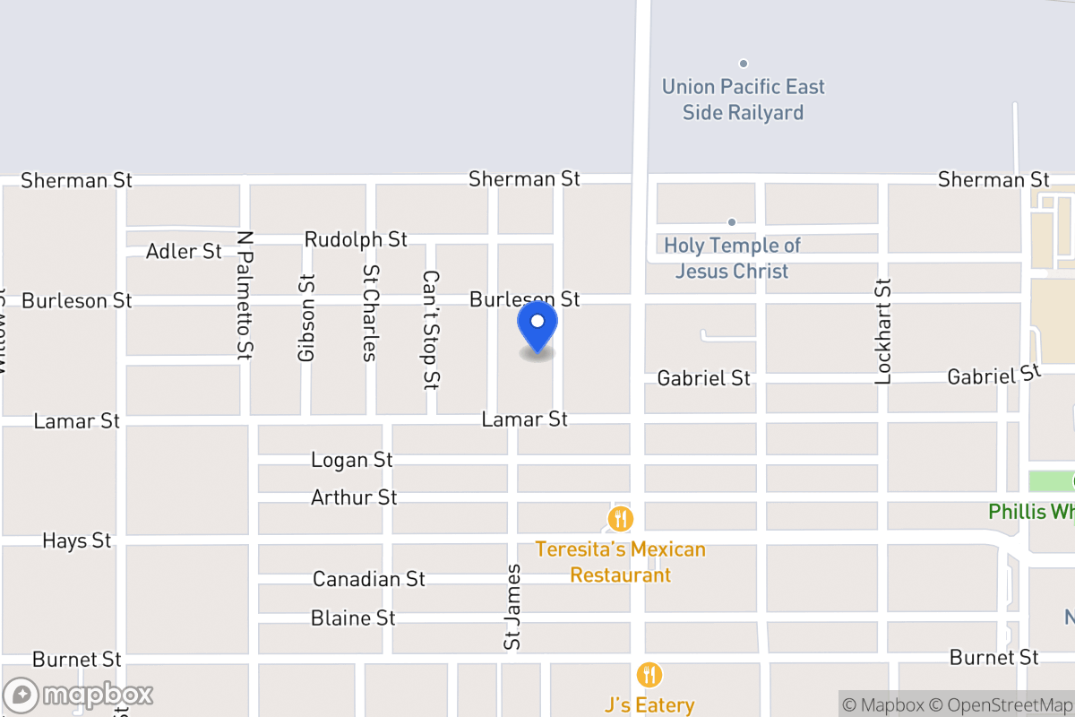 Map of 1015  Rogers Ave