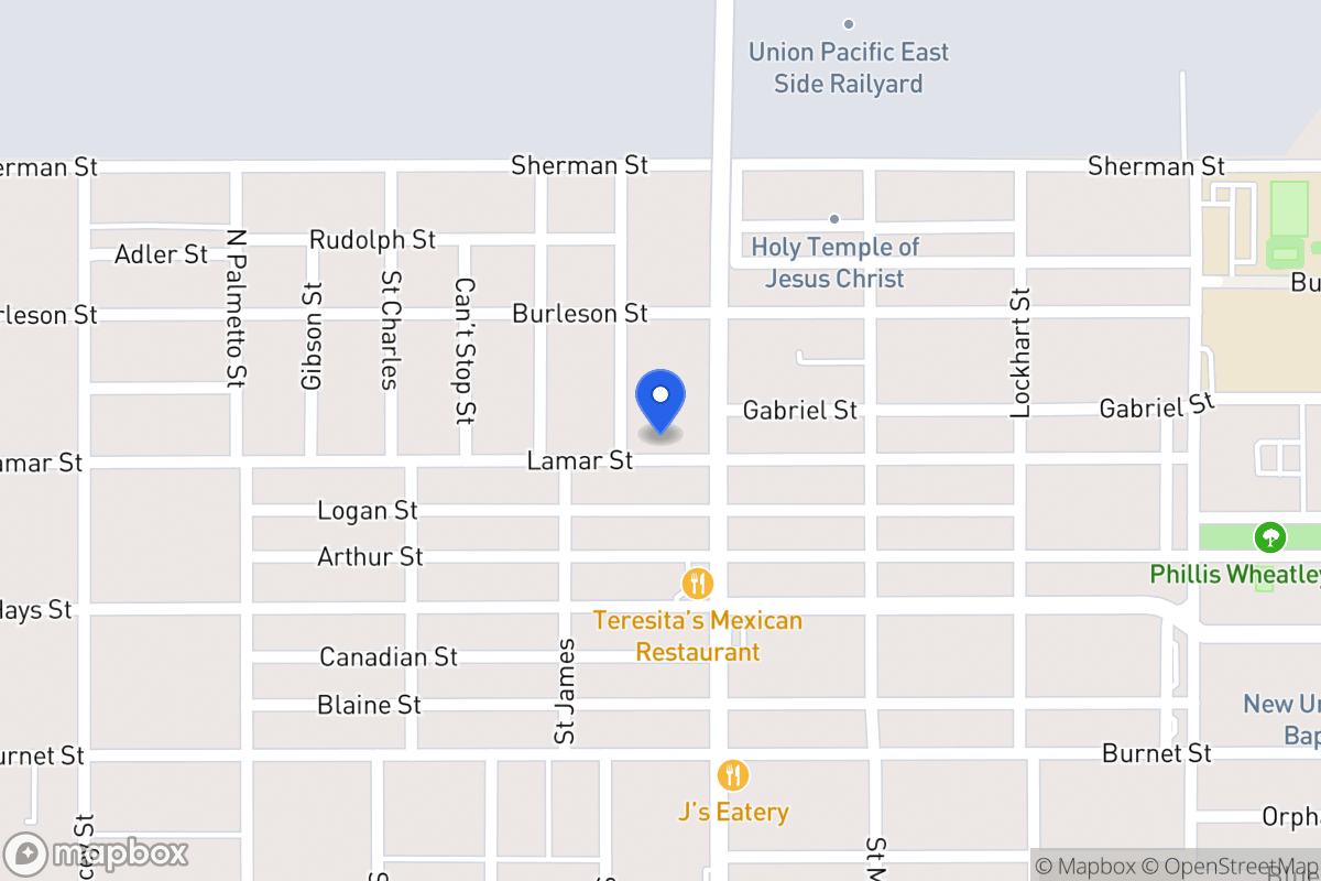 Map of 1227  Lamar