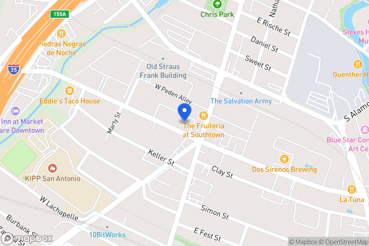 Map of 123 W Cevallos
