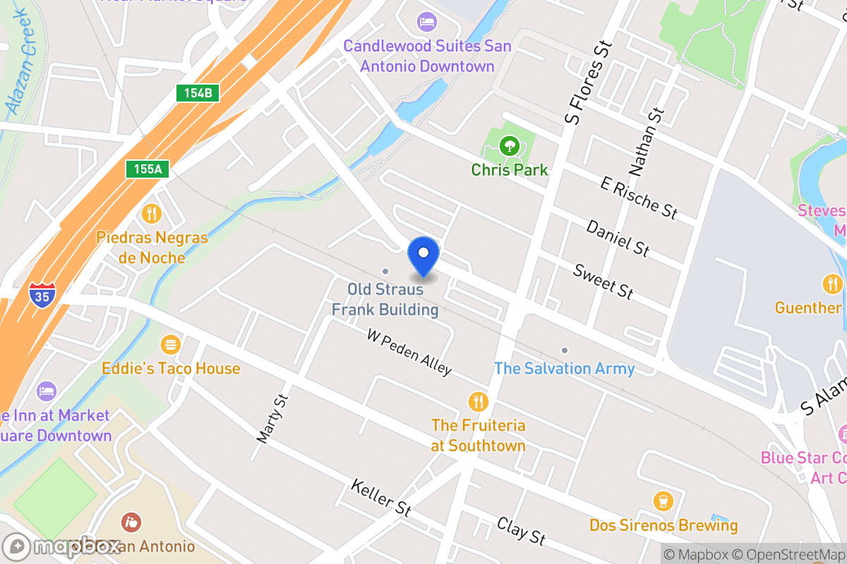 Map of 1964 S Alamo St